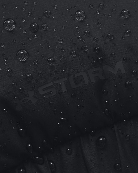 Giacca UA Storm Insulate Hooded da uomo, Black, pdpMainDesktop image number 3